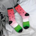 thumbnail image 5 of KLL Watermelon Print Cool Socks Men's Women's Crew Socks Funny Crazy Novelty Stockings, 5 of 6