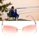 thumbnail image 5 of Gafas de sol para mujer ANGGREK color degradado marrón oscuro patillas curvas elegantes, 5 of 8