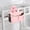 Pink, variant on Bedside Storage Caddy, Over The Bed Storage Bag with Multiple Pockets, Hanging Nightstand Organizer for Dorm Room, Bunk Bed, and Small Space Organization