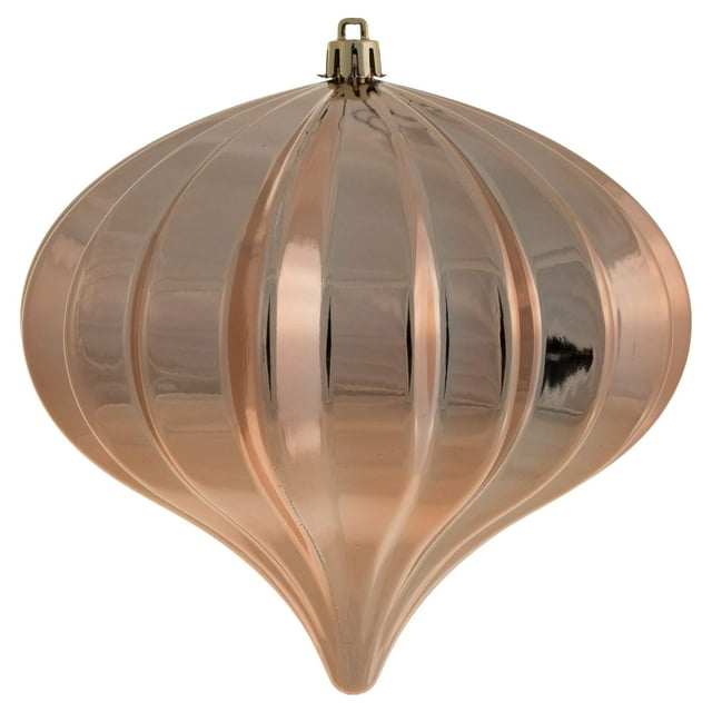 Conjunto de 3 Adornos Navideños Vickerman Cebolla en Oro Rosa