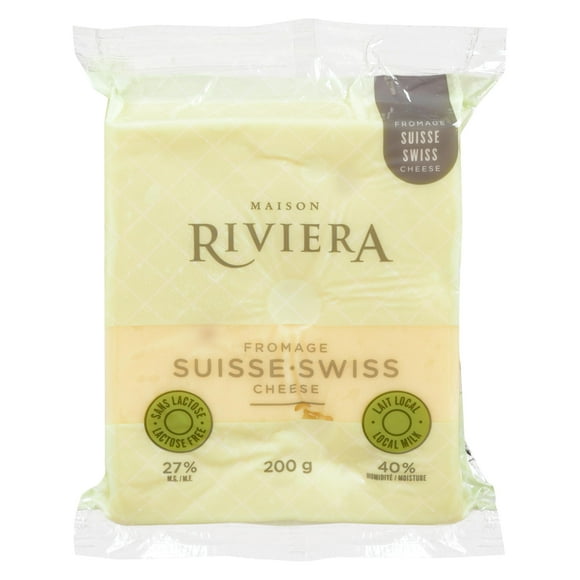 Fromage suisse Riviera à 27 % M.G. 200 g