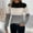 01 Gray, variant on YueHuiYing Women's Fall Sweater Crew Neck Long Sleeve Casual Pullover Knitted Sweater Tops