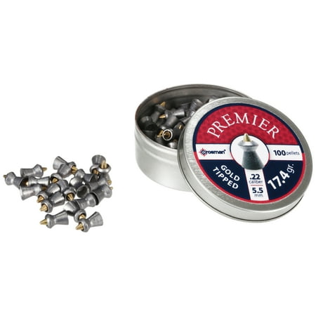 Crosman .22 Caliber Gold Tipped Pellet, 150 Count GTP22