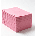 thumbnail image 5 of A5 Refill Paper 5.6x8.3'', Planner Inserts for A5 Binder Budget Planner Journals Notebook, 6 Ring Loose Leaf Lined Paper with Binder Dividers, 240 Pages Pink, 5 of 7