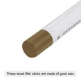 thumbnail image 3 of Uxcell Wood Wax Filler Stick, Furniture Repairing Crayon Touch Up Pen 2 Packs, Medium Dirt Brown, 3 of 6