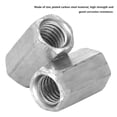thumbnail image 3 of HUGFEGWE 10pcs M8 Hex Nuts Long Rod Nut Hex Hexagonal Sleeve Nut Standoff Threaded Fasteners (M8*30) U2537-10247, 3 of 9