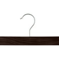 thumbnail image 4 of Simplify 2-Pack Mahogany Wood Skirt and Pants Hangers, Adult Size, 4 of 5