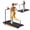 Black White, variant on HevGlrm Portable Treadmills with Incline & Handles,3.5HP Walking Pad Treadmill for Home Workouts Fitness,Compact Running Machine with LED Display,400lbs