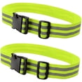 thumbnail image 1 of ORUYROP 2PCS High Visibility Reflective Belt,Elastic Running Reflective Waist Belt Hi Viz Sash Belt Neon Reflective Band Adjustable Hi Vis Belt for Children Adult Jogging Walking Biking Cyclin, 1 of 7