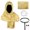 Yellow, variant on Unisex Medieval Cosplay Cape Lightweight Breathable Tattered Scarf Cloak for Halloween Parties and Renaissance Fair Daily Wear Mint Green