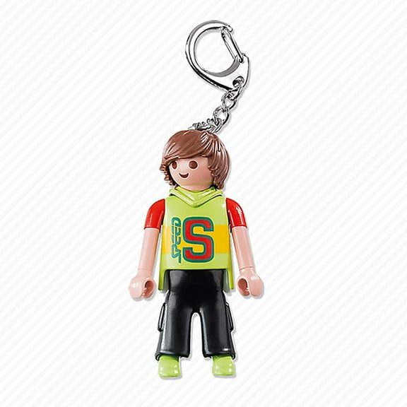 Skateboarder Key Ring