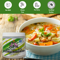 thumbnail image 3 of Smoke n Sanity - SnS Vegetable Base, Certified Low FODMAP, Vegetarian, Gluten Free, Dairy Free, MSG Free, Ideal for Soups, Casseroles, Gravies, and Sauces, Made in USA, 10 oz Jar, 3 of 6