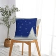 thumbnail image 5 of Yiaed Christmas Fir Tree Print Pillow Covers Super Soft Decorative Square Throw Pillow Covers Case Cushion Covers for Sofa Couch Bedroom Car Decor（No pillow core）-22"x22", 5 of 7
