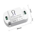 thumbnail image 2 of Mini Wi-Fi Switch Module 10A Wi-Fi Smart Relay Light Switch APP Remote Control Voice Control DIY Circuit Breaker Module Home Appliance Automation (AC 90-250V), 2 of 8