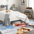 thumbnail image 4 of Cow Rugs for Bedroom - 4x5 Rug - Cow Rug - Funny Farm Animal Area Rug - Rustic Dairy Cow Rugs - Cute Cattle Kids Carpet S-&126, 4 of 7