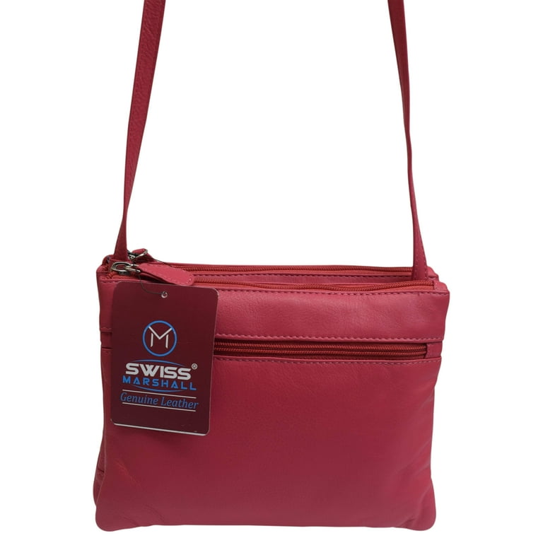 POIUGOYA Medium Crossbody Bags for Women Trendy, Leather Women's Shoulder  Handbag,Multi Pockets Travel Purse with Card Slots: Handbags