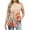 Orange Plus Size Blouse for Women_k, variant on CYMMPU 3/4 Sleeve Blouses for Women Dressy Casual Scoop Neck Summer Trendy Shirts Loose Fit Floral Printed Spring Tops T-Shirts A-line Pleated Tops T-Shirts Pink L