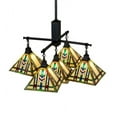 thumbnail image 6 of Meyda Tiffany 231684 Square Prairie Wheat 5 Light 54" Wide Chandelier - Brown, 6 of 6