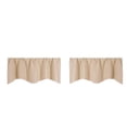 thumbnail image 1 of 2pcs Cafe Cortina Privacidad Cocina Cenefa De Ventana Pequeña 132x46cm, 1 of 4