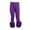 Purple, variant on Rhuody Pants For Girl 6-12 Months Solid Color Slim Leg Summer Toddler Baby Leggings Ribbed Lace Trim Footless Ruffle Tight Stocking Bottom Pants Sweet Daily Wear Army Green