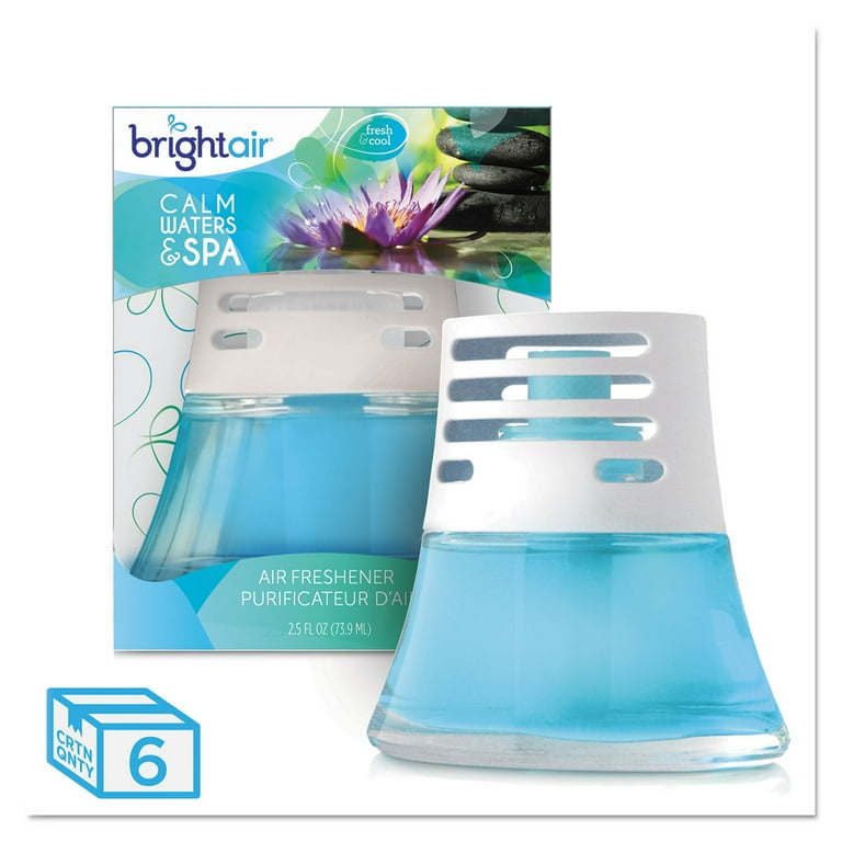 Scented Oil Air Freshener, Calm Waters and Spa, Blue, 2.5 oz, 6/Carton Scented Oil Air Freshener, Calm Waters and Spa, Blue, 2.5 oz, 6/Carton