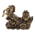 thumbnail image 6 of LOLIPPYY Vintage Brass Horse Figurine Metal Sculpture for Home and Office Tabletop Decoration, 6 of 8