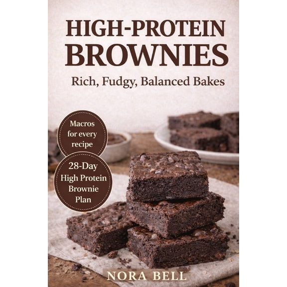 The High Protein Comfort Baking High-Protein Brownies: Rich, Fudgy, Balanced Bakes, (Paperback)