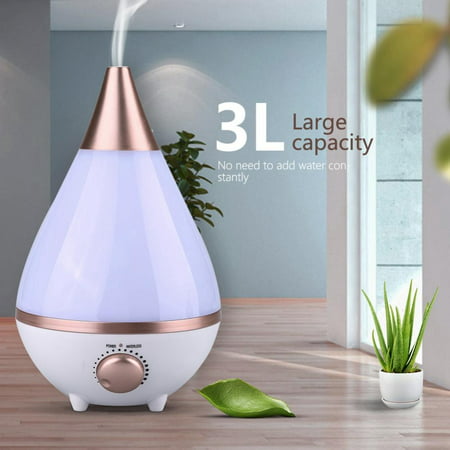 Aramox 3L Room Ultrasonic Diffuser Aroma Humidifier Mist Maker with Colorful LED Night Light, Air Diffuser, Ultrasonic
