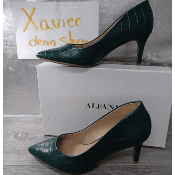 Alfani Women's Step 'N Flex Jeules Pumps - Jade Croc 7.5M