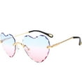 thumbnail image 2 of Gafas de sol BLESIY Sin Montura Retro Azul Rosado, 2 of 6