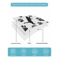 thumbnail image 4 of Twin XL Quilt Bedding Set, Black Cat Reversible Summer Quilt 3 Pieces, Cat Paw Cute Silhouette Lightweight Bedspreads Coverlets with 2 Pillow Shams for All Seasons, 4 of 5