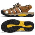 thumbnail image 2 of Kricely Men's Closed Toe Water cowhide Sandal, 2 of 5