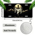 thumbnail image 2 of 1 Pcs 2D Flat License Plate Covers & Frames, The Cross For Decorative Front, Waterproof For Decoration Aluminum License Plate Covers & Frames Cover For Men Women, 12" X 6", 2 of 7