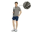 thumbnail image 3 of Golf Shirts for Men Short Sleeve Dry Fit Casual Striped Performance Moisture Wicking Collared Mens Polo Shirts, 3 of 6