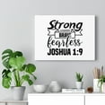 thumbnail image 6 of Scripture Walls  Fearless Joshua 1:9 Bible Verse Canvas Christian Wall Art Ready to Hang Unframed, 6 of 16