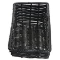thumbnail image 5 of HUBERT® Black Storage Basket with Tapered Front - 7 1/2"L x 18"D x 1 1/2" to 5"D, 5 of 7