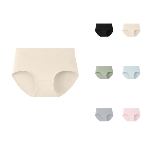 Cotton Underwear for Women Soft Comfortable Mid Rise Panties Briefs Womens Underwear