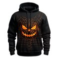 thumbnail image 2 of CONZONE Mens Halloween Hoodies Long Sleeve Hallowmas Pullover Hoodie for Men Pumpkin Ghost Graphic Hooded Sweatshirts With Pocket, 2 of 3