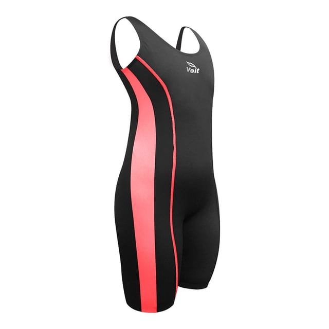 Voit Traje de baño de natación Juvenil color negro, de una sola pieza talla chica