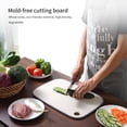 thumbnail image 4 of Amdohai ecoco Kitchen PP Plastic Cutting Board Reversible Cutting Board Chopping Board Wheat Straw Cutting Mat Double Cutting Anti-Slip Surface with Hanging Hole, 4 of 8
