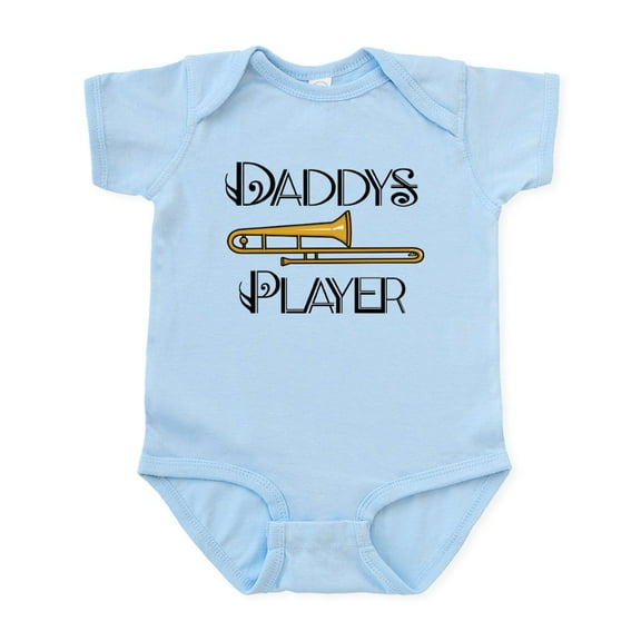 CafePress - Daddy's Trombone Player Infant Bodysuit - Baby Light Bodysuit, Size Newborn - 24 Months