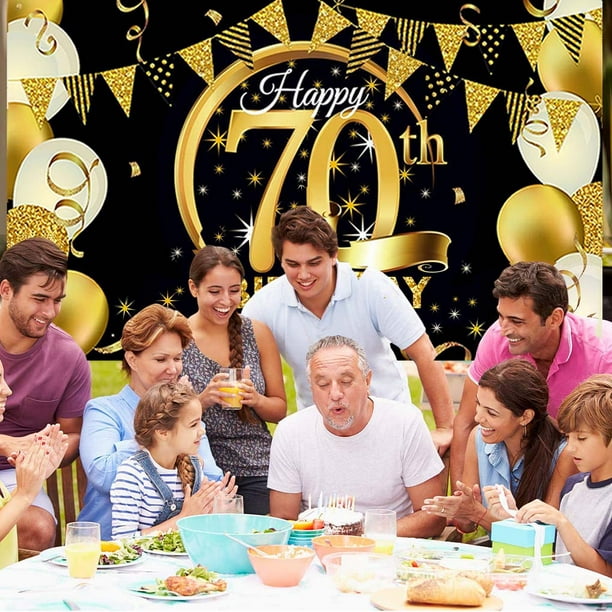 Décoration - Anniversaire adultes Tous les articles 70 ans Happy