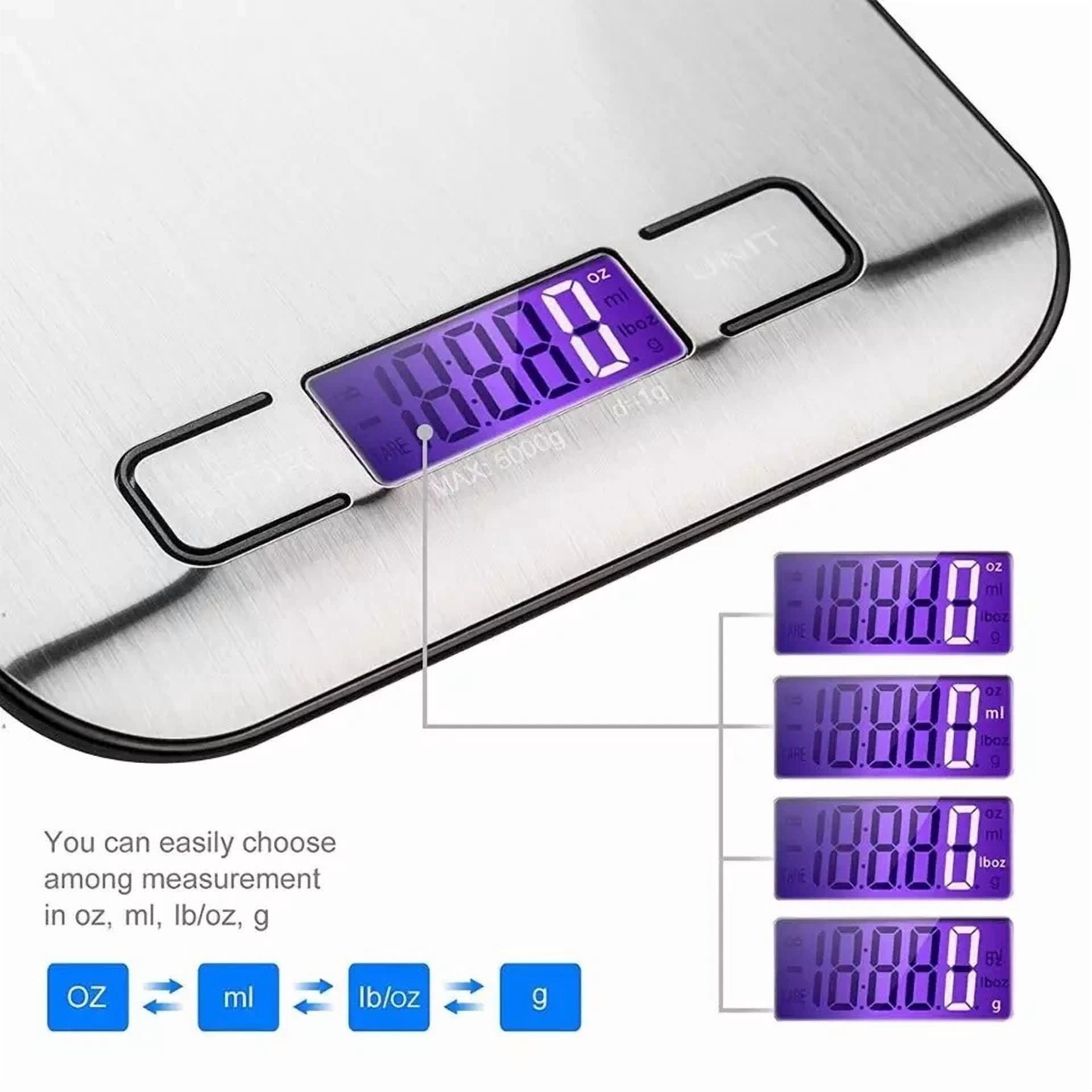 CRESTIN- Digital Electronic Kitchen Food Diet Postal Scale Weight Balance 5Kg / 1G 11Lb