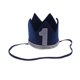 thumbnail image 2 of Adorable Baby Birthday Hats Kids Party Hats Crown Hairband Party Decorations (Dark Blue), 2 of 2