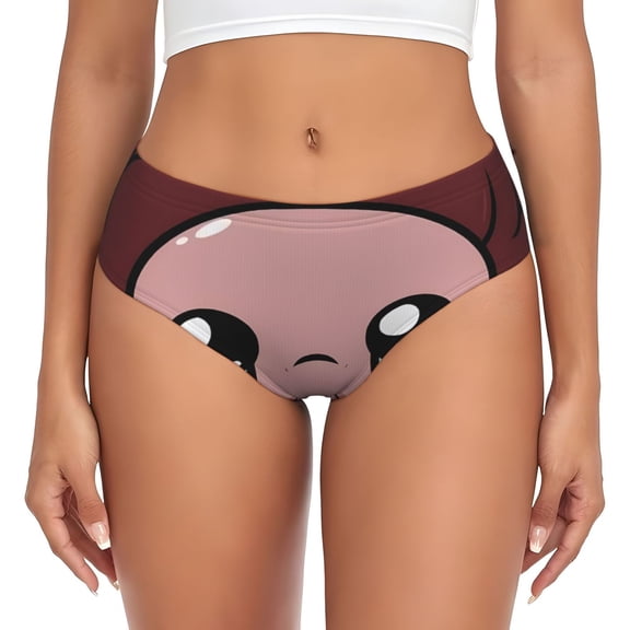 Gokiu The Binding of Isaac Womens Underwear Soft Briefs Ladies Breathable Panties Sexy Lingerie