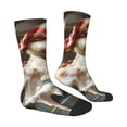 thumbnail image 2 of Goofa Cartoon Scottish Duck Printed Men's Crew Socks, Soft Durable Breathable Moisture-Wicking with Odor Control Cotton socks, 2 of 9