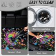 thumbnail image 5 of Uourmeti Neon Splash Colorful Skull Pattern Easy to Clean Cargo Liner Dust-proof 29" x 39" SUV Cargo Liner Vehicle Interior, 5 of 7