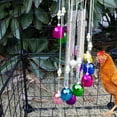 thumbnail image 5 of NCBFHRB Chicken Toys for Coop, Chicken Wind Chime Enrichment Toys, Hanging Chick Peck Toy with 4 Aluminum Tubes 11 Bells, Chicken Musical Coop Accessories, Coop Toys for Hens Chicks Poultry, 5 of 5