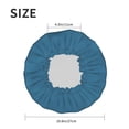 thumbnail image 6 of YFYANG Women's Double Waterproof Shower Cap, Blue Texture Reusable Hair Cap for All Hair Styles and Head Sizes, 6 of 9