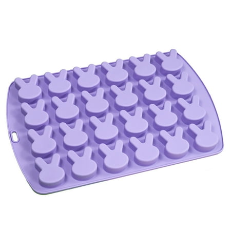 

LINASHI Reusable Cake Mold 15/24 Grids Cake Mold Easy to Demould Flexible Silicone Baking Mold Rabbit Shape Chocolate Dessert Pastry Mold for Home Kitchen
